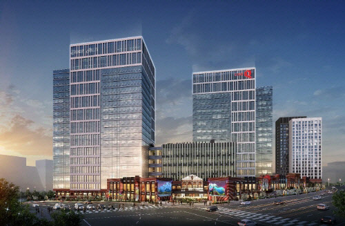 동탄테크노밸리에 들어서는 복합 지식산업센터 '현대 실리콘앨리 동탄(사진=현대건설 제공)